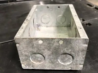 5.5x4" High Voltage Pre-Ganged Masonry Box