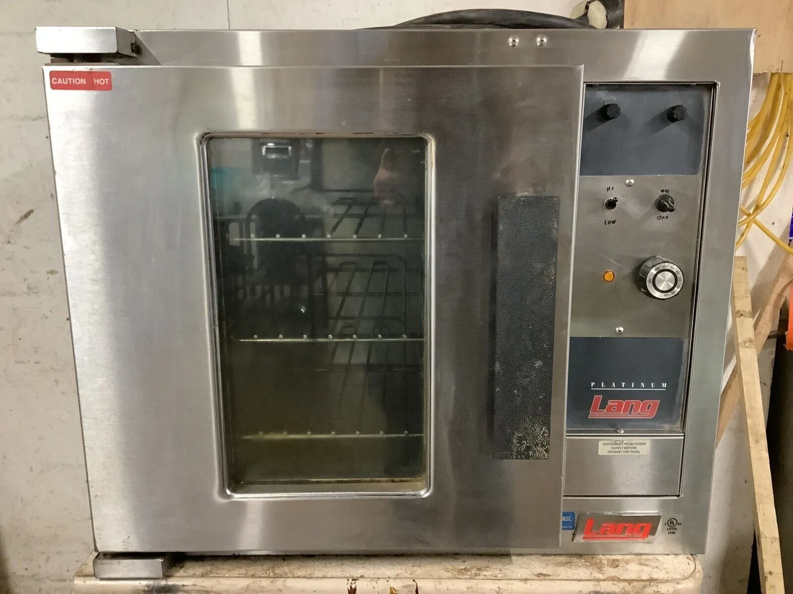 152-0666 Lang ECOH-PT Half Size Electric Convection Oven