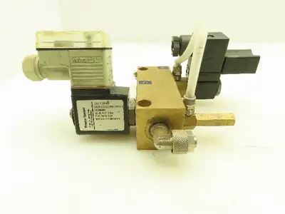 Lutze 1-Way Brass Flow Control Dual Solenoid Valve 24V Freise GmbH