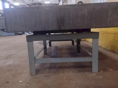 8' X 4' X 10" CHALLENGE PRECISION LAYOUT INSPECTION GRANITE TABLE: STOCK #23792
