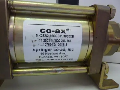 USED CO AX VALVES INC MK252C116GGB11/4P20XB