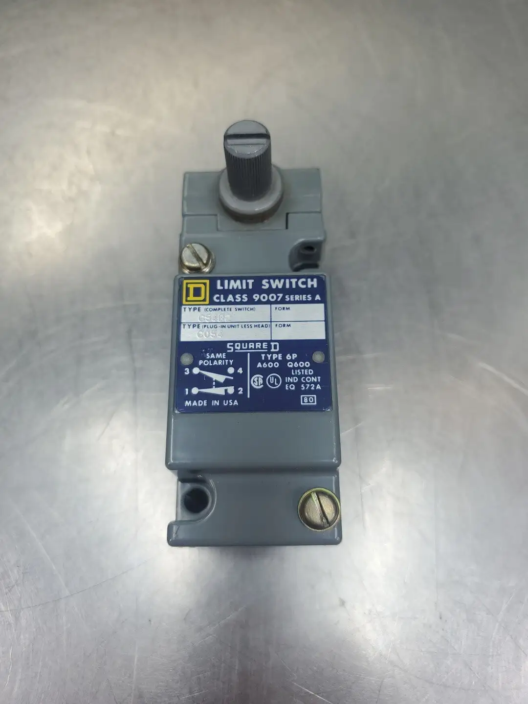 USED Square D C54B2 Class 9007 TYPE C054