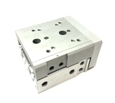 USED SMC GUIDED SLIDE TABLE CYLINDER 25MM BORE, 20MM STROKE