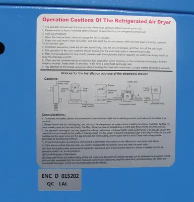 2025 Maximus 53 CFM  Refrigerated Compressed Air Dryer for 10 HP Compressor