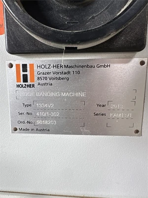 Used 2013 HOLZ-HER ARCUS 1334 MASSIV Edge Banders California US | MachineryMax #1502447