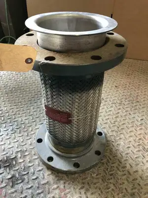 6″ X 18″ Flanged Braided Stainless Steel Flexible Hose / Expansion Joint