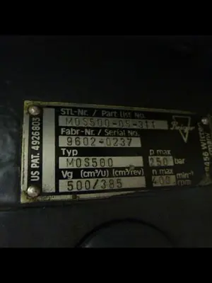 USED PLEIGER M0S500-05-311