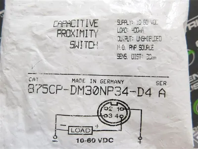 Allen Bradley 875CP-DM30NP34-D4 Capacitive Proximity Switch Series A New
