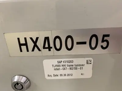 Used 2013 HYUNDIA LIKE NEW HX400 6 AXIS CNC ROBOT Robots | Harbor Machinery Inc. #1283289