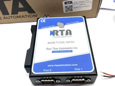 USED REAL TIME AUTOMATION ALLEN-BRADLEY PLC-MODBUS TCP/IP SERVER GATEWAY