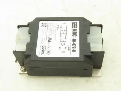 Cosel NAC-10-472-D Noise Filter 250V 10A TV2500VAC 1 MIN 2 Pole Lot of 5