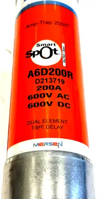 NEW MERSEN FERRAZ SHAWMUT A6D200R FUSES 600VAC 200A