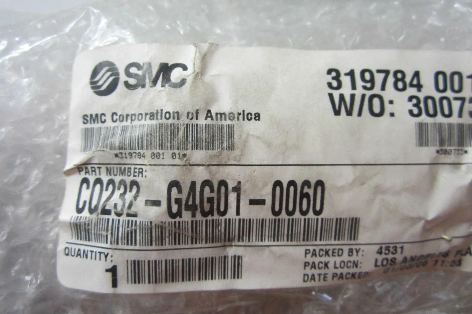 NEW SMC CQ232-G4G01-0060 CYLINDER CQ232G4G010060