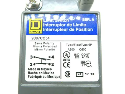 NEW SQUARE D 9007CO54F LIMIT SWITCH BODY SERIES A 9007CO54