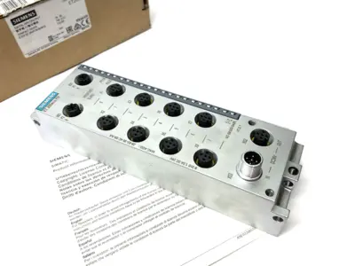 USED SIEMENS SIMATIC DP ET200ECO PN I/O MODULE 8 DIO, DC24V/1,3A