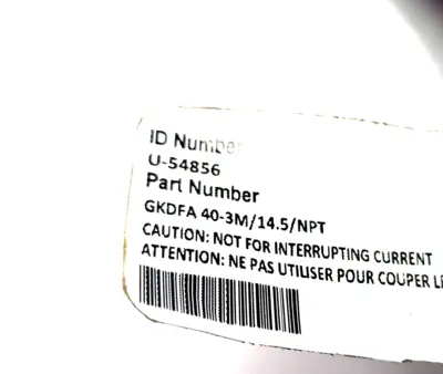 New | in-Stock Turck GKDFA 40-3M/14.5/NPT,U-54856 Electrical Fittings Michigan US | Maverick Industrial Sales #1398207
