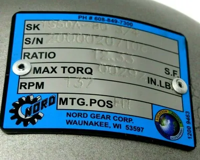 NEW NORD GEAR MOTOR
