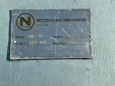 USED NETZSCH Does Not Apply