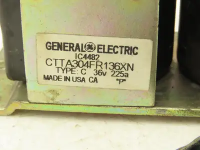 General Electric CTTA304FR136XN Forklift DC Motor Contactor 36V Off PLR-DD-100