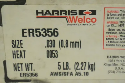 NEW HARRIS WELCO ER5356 WELDING WIRE SIZE .030 5#