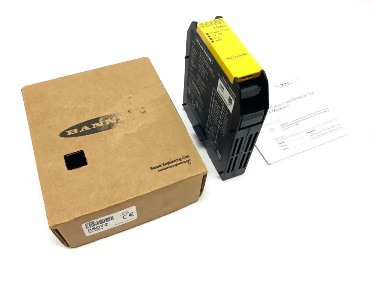 New | in-Stock BANNER ENGINEERING DUAL-CHANNEL SOLID-STATE SAFETY OUTPUT MODULE PLC Input & Output | Maverick Industrial Sales #1106028