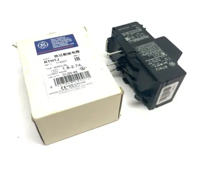 USED GENERAL ELECTRIC MANUAL OVERLOAD RELAY 1.8-2.7A