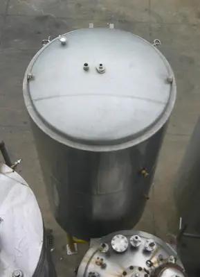 SPC9199  Tank 2000 gallon vertical tank, Stainless Steel, 20 PSI jacket, conical