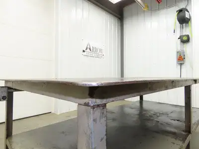 1/4" Top Steel Fabrication Welding Layout Table Work Bench 96"x48"x33"