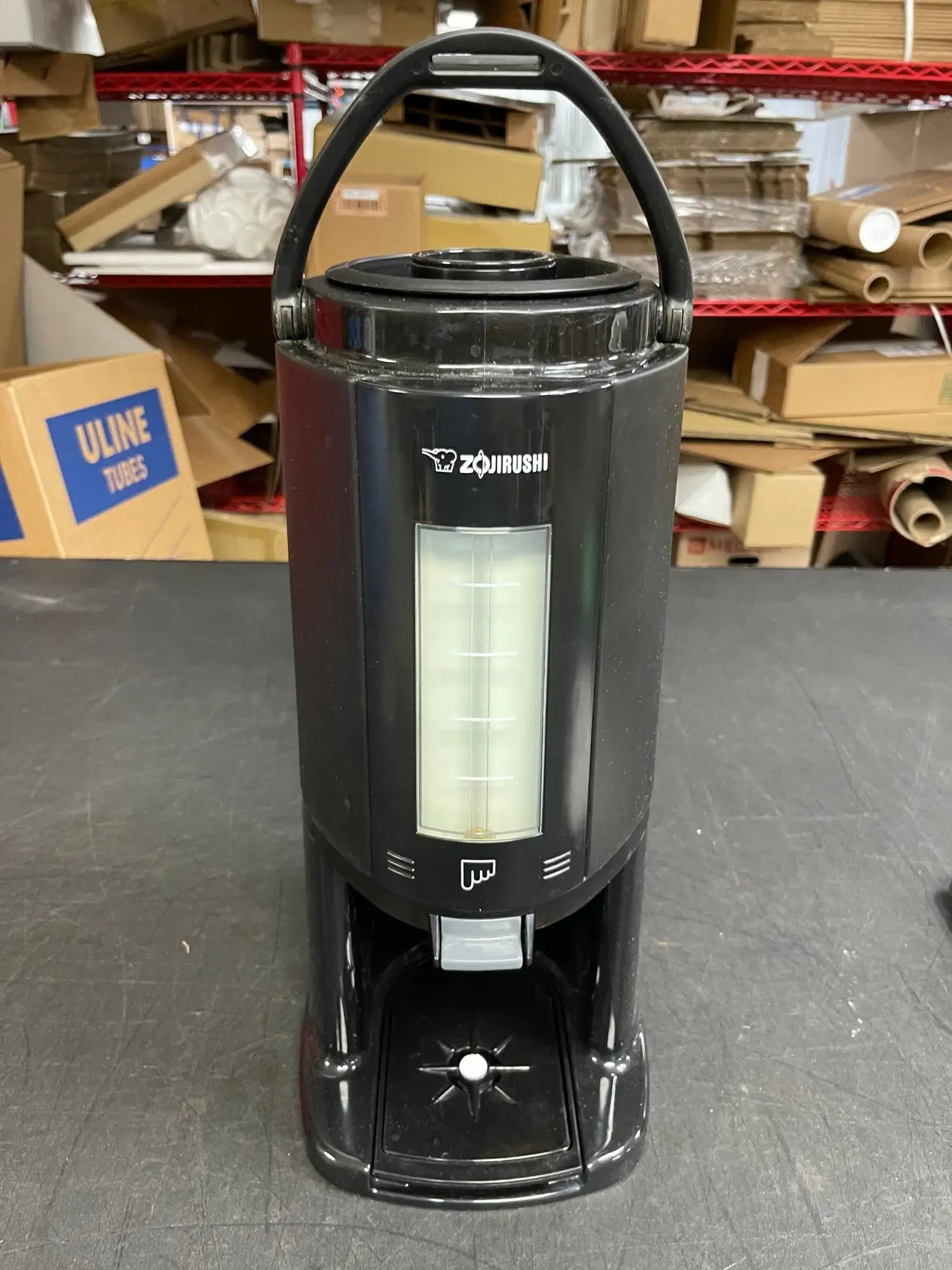 Used Zojirushi Used Zojirushi AY-AE25 2.5 Liter Glass-Lined Thermal Gravity Beverage Dispenser Beverage Dispensers Illinois US | Falcon Restaurant Supply #1376148