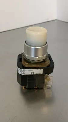 Allen Bradley Push Button 800T-PT16 White Illuminated Switch 5A
