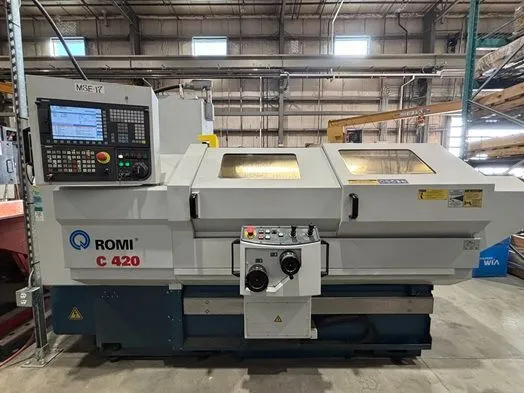 Used 2014 ROMI C-420 CNC Lathes Alberta CA | Merchant Machine Tools Inc #902886