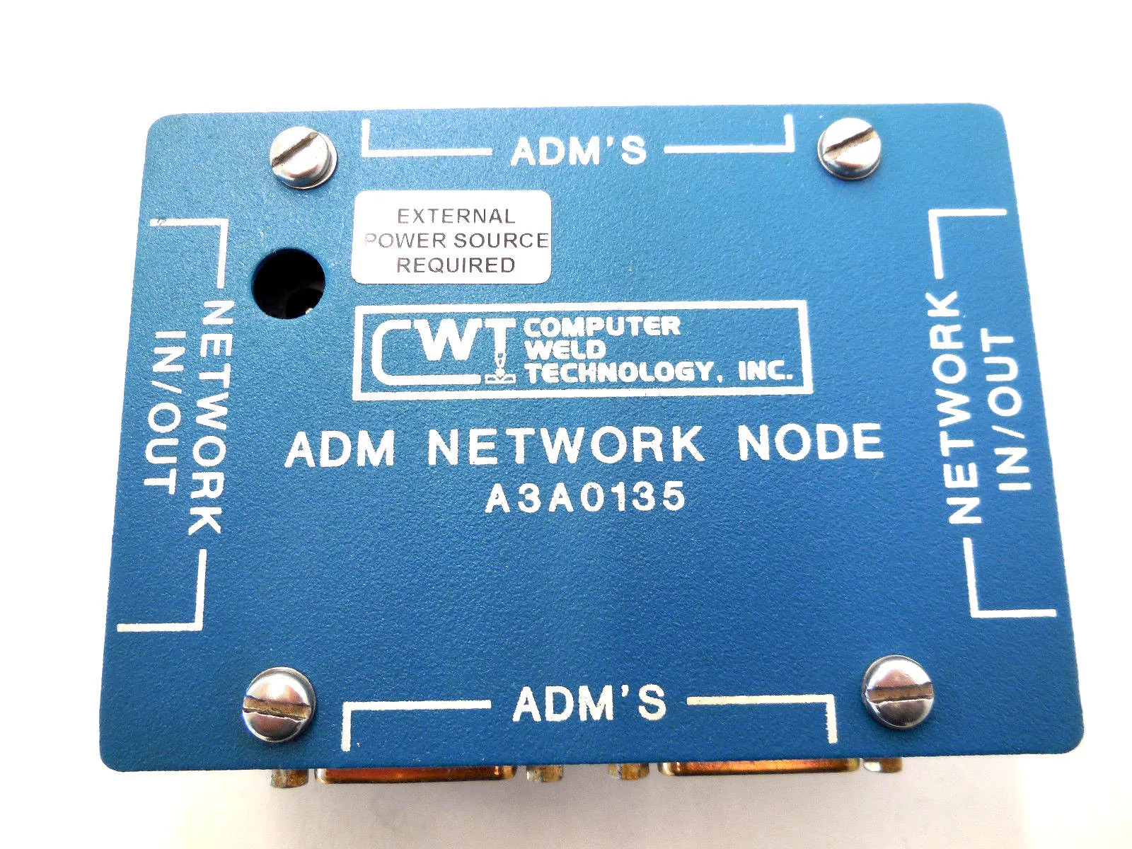 NEW COMPUTER WELD TECHNOLOGY INC. A3A0135 ADM NETWORK NODE