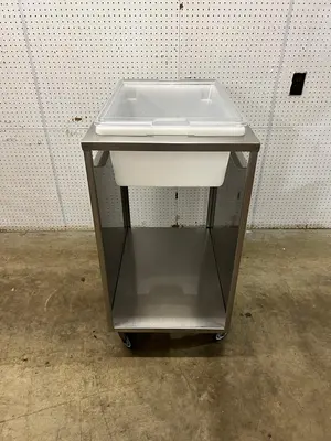 Used Falcon Restaurant Supply Used Stainless Steel Mobile Breading Station on Casters - FG Batter and Breading Machines Illinois US | Falcon Restaurant Supply #1374943