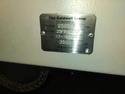 THE CALDWELL GROUP 25FS-60SP Overhead Crane | ESS Industrial Equipment Sales (9)