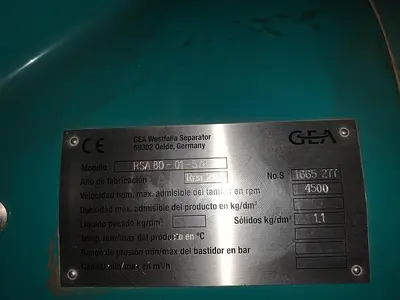 USED 2014 GEA/WESTFALIA RSA 80 -01-576