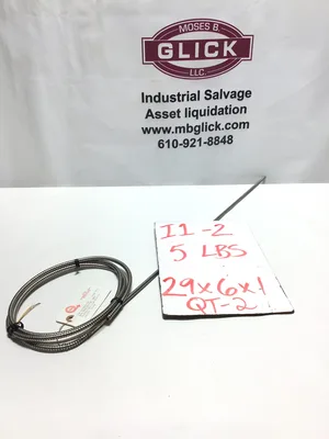 Pyco K-250-INC-S-24-B-8-XA Thermocouple Probe
