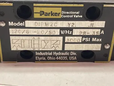 Used PARKER DIBW2C-Y21-JL Solenoid Valves Ohio US | Surplus Asset Holdings #1246738