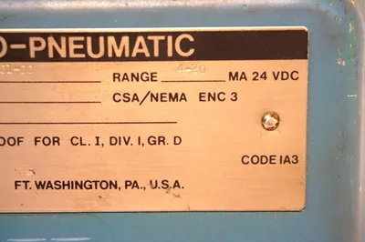 HONEYWELL 870020-012-11-00-01-00 PNEUMATIC PRESSURE CONTROL 87002001211000100