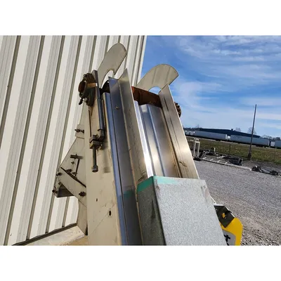 Used Stainless Steel Hopper w/ Belt Conveyor Frame [PART]