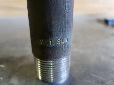 1-1/4" Threaded Round Head Plug Steel