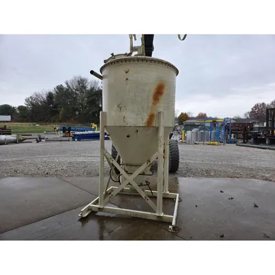 Used 100 Cubic Foot Pneumatic Conveying Receiver Bin w/ Hopper