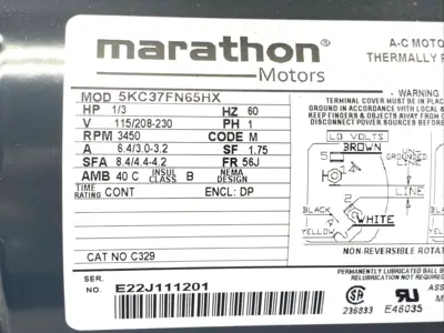 USED MARATHON 5KC37FN65X, 5KC37FN65HX