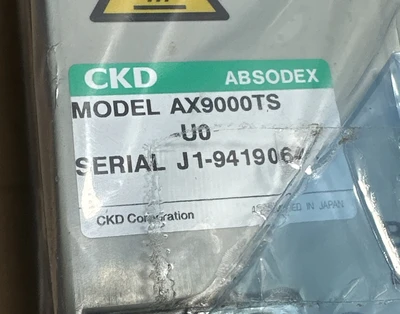 NEW CKD AX9000TS-U0