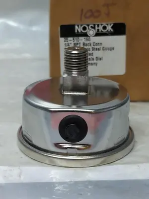 New | in-Stock NOSHOK 25-510-160 Universal Pressure Meters Ohio US | Surplus Asset Holdings #1240223