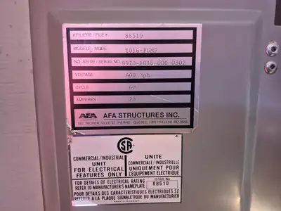 Containerized Foam Fire Suppression System w/ Deluge Valve, Potter Controls & Piping Manifold