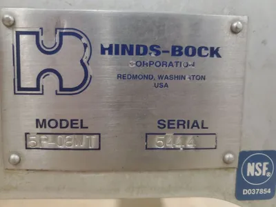 Used HINDS BOCK 5P-08WT Depositors California US | BakeryEquipment.com #1554929