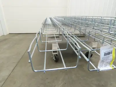 Legrand CF54/100EZ Cablofil Cable Tray 2" x 4" x 10' Galvanized Wire Lot of 10