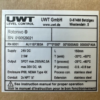 NEW UWT AU11EF3B3A