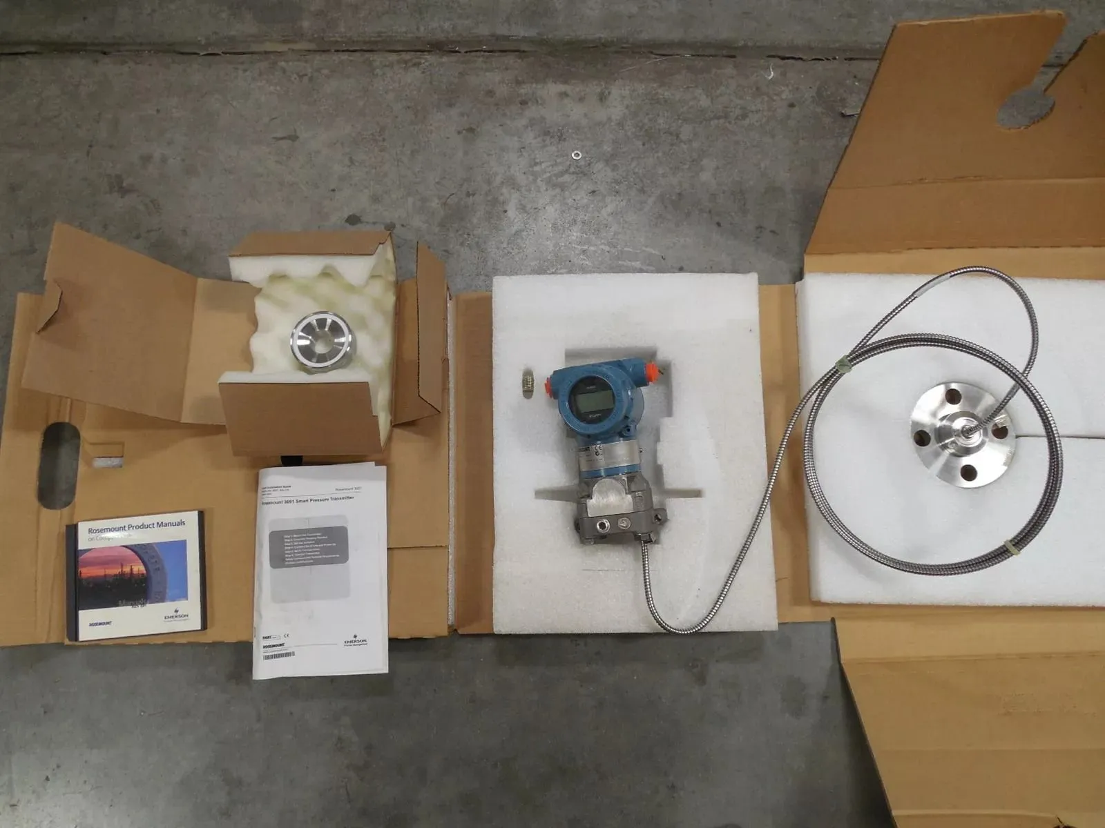 Rosemount Emerson 3051CG*4800966 Pressure Transmitter w/ Remote Seal 434290 New NIB
