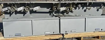 USED In-Line Multi Belt Feeder for Wrapping System for Nutrition Bars — (Machine 3 of a 6-piece system)
